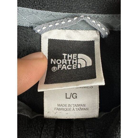 The North Face Fleece Quarter Zip Up TKA 100 Sweat Shirt Womens Large Black GUC‎ - Picture 5 of 8